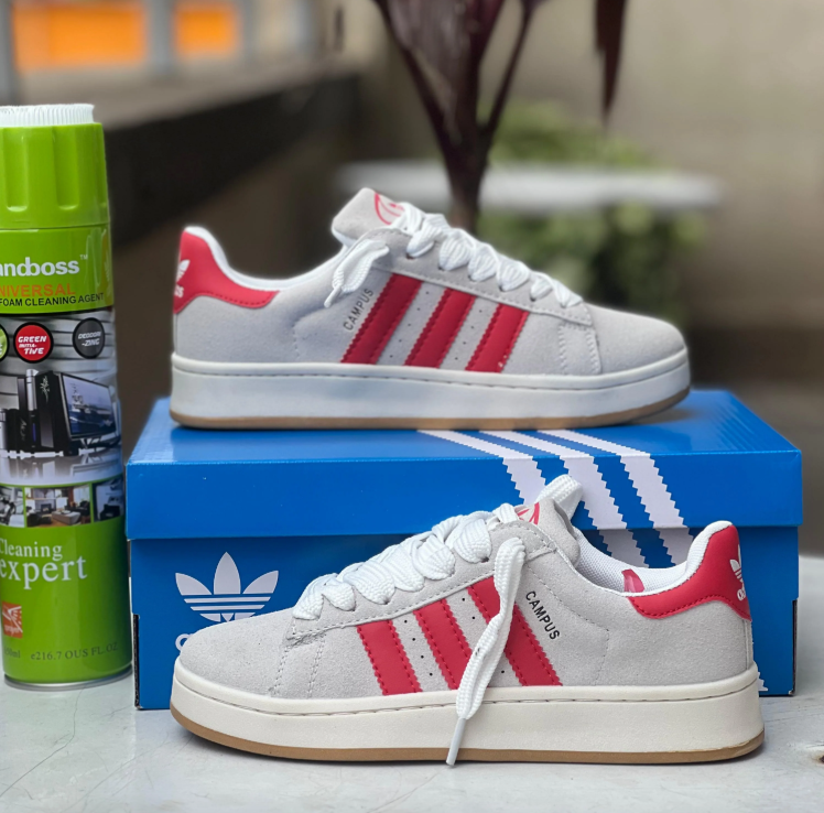 Adidas Campus Grey Red